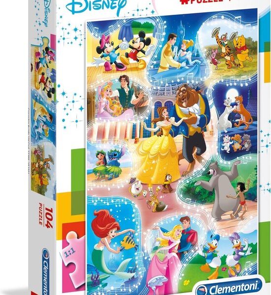 Clementoni Legpuzzel Disney Junior 35 Cm Karton 104 Stukjes