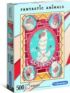 Clementoni - Fantastic Animals puzzel - LLamaste - 500 stukjes, puzzel volwassenen - Afbeelding 3
