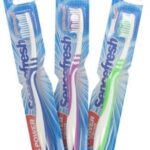 Sencefresh Tandenborstel Medium Power Clean set van 3 stuks