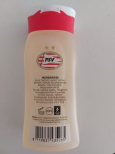 PSV Eindhoven - 2 in 1 Sport Douche Gel - 200 ML- Hair and Body - Tube - Afbeelding 2