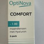 OptiNova Comfort Maandlenzen - 1.00 met Hyaluron, 2-pack
