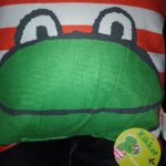 Sierkussen kikker en vriendjes