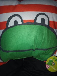 Sierkussen kikker en vriendjes - Afbeelding 2