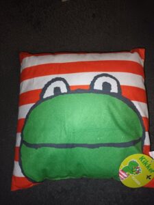 Sierkussen kikker en vriendjes - Afbeelding 3