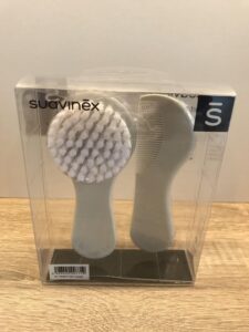 Set of combs/brushes Suavinex White (2 Pieces) - Afbeelding 2