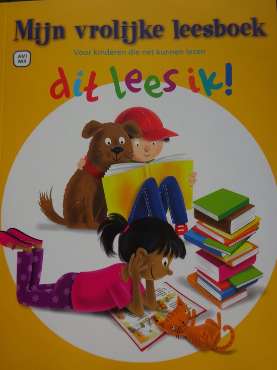 550x733-44-1 Mijn vrolijke leesboek Dit lees ik ! Avi M3 - Boek - Afbeelding 1