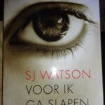 Sj Watson - Voor ik ga slapen
