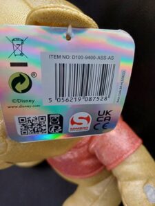 Pooh Pluche met Print en Geluid - - Afbeelding 4