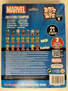 Marvel Verzamelbare Stempels - 5 stuks - actie helden - Bops n Tops - Afbeelding 2