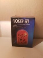 Led-Licht - Fleslamp - 12 x 8 cm - Rood