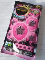 LED geboorteballonnen roze