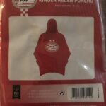 Kinder regen poncho PSV lengte 75cm