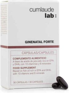 Food Supplement Cumlaude Lab Ginenatal Forte (30 uds) - Afbeelding 2
