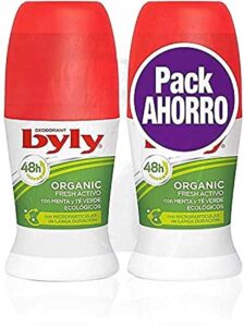 Deodorant Roller Organic Extra Fresh Activo Byly (2 uds) - Afbeelding 3