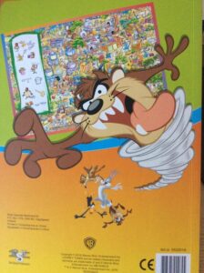 Looney Tunes zoekboek : Zoek en Vind (kartonnen bladzijdes) Taz , Daffy Duck, Tasmanian Devil, Bugs Bunny - Afbeelding 2