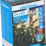 Grundig Kerstverlichting - 24 LED - 8 Standen - met Timer - 223 cm - Warm Wit
