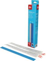 Dirt Devil 3-delige DD400 Accessoire Set | 2x Microvezel Pads en 1x Rubberen Schoonmaakstrip - 28cm