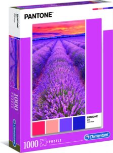 Clementoni Legpuzzel - Pantone Puzzle Collectie - Vivid Viola - 1000 stukjes, puzzel volwassenen