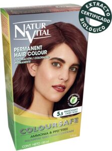Coloursafe Permanent Hair Color By Natur Vital #5.5-mahogany - Afbeelding 2