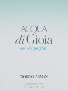 Giorgio Armani Acqua Di Gioia Eau De Parfum Spray 100 Ml For Women - Afbeelding 3