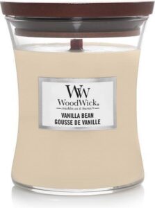 WoodWick Hourglass Medium Geurkaars - Vanilla Bean