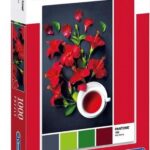 Clementoni Legpuzzel - Pantone Puzzle Collectie - Red Hibiscus - 1000 Stukjes, puzzel volwassenen