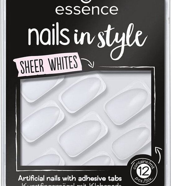 False nails Essence Nails In Style 11-sheer whites 12 Units