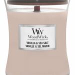 WoodWick Hourglass Medium Geurkaars - Vanilla & Sea Salt