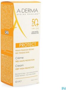 A-Derma Protect Fragance Free Cream Spf50 + 40ml - Afbeelding 4
