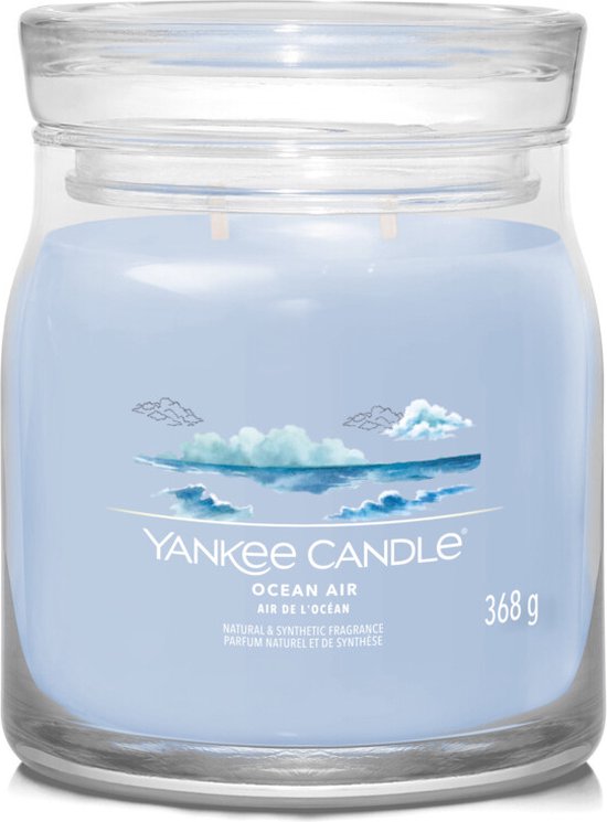 550x745-69 Yankee Candle - Ocean Air Signature Medium Jar - Afbeelding 1