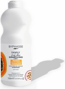Shampoo and Conditioner Byphasse Family Fresh Delice Mango Passion Fruit Papaya (750 ml) - Afbeelding 3