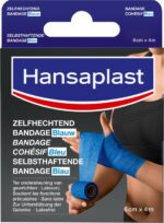 Hansaplast Zelfhechtend Sportbandage Blauw One size - 6 cm x 4 m