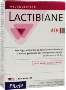 Pileje Lactibiane ATB 10 capsules - Afbeelding 2