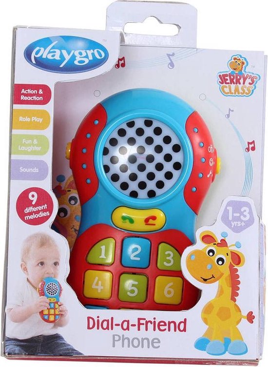 550x753-6 Playgro - speelgoedtelefoon mobieltje - Afbeelding 1