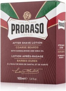 Proraso Aftershave Lotion Rood Nourish Sandalwood 100 ml. - Afbeelding 3
