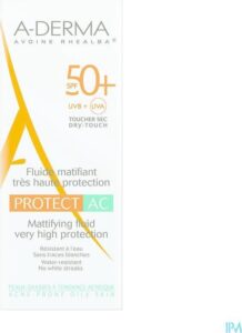 A-DERMA Protect AC Mattifying Fluid Very High Protection SPF50+ 40ml - Afbeelding 3