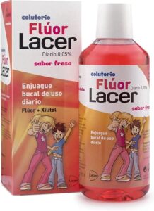 Lacer™ Fluoride 0,05 Strawberry Mouthwash 500ml - Afbeelding 2