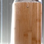 Bamboe snijplankenset 4 st met standaard 22x14 cm