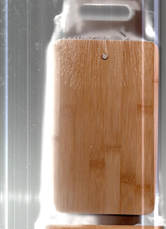 550x758-101 Bamboe snijplankenset 4 st met standaard 22x14 cm - Afbeelding 1