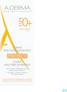 A-DERMA Protect Cream Very High Protection SPF50+ 40ml - Afbeelding 4
