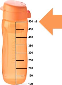 Tupperware Essentials Eco Bottle Herbruikbare Drinkfles met Anti-Drip Klepsluiting - 500 ml - Afbeelding 3