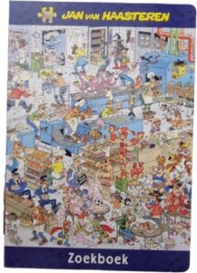 Jan Van Haasteren Bakkerij zoekboek - Voor kinderen en volwassenen - XL boek - Met humoristische illustraties