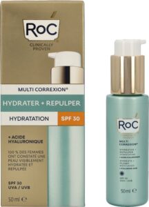 Hydrate + Plump Moisturizing Cream With Hyaluronic Acid Spf30 By Roc 50 Ml - Afbeelding 3