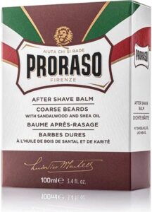 Proraso Red Aftershave Balm Sandalwood 100 ml. - Afbeelding 4