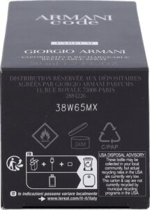 Giorgio Armani Armani Code 50 ml Eau de Parfum - Herenparfum - Afbeelding 9