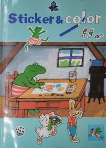 Kleurboek - Kikker - Super kleur- en stickerboek