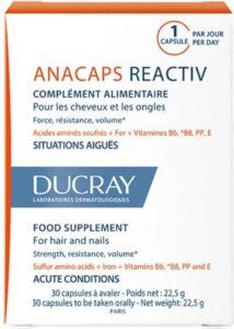 Ducray Anacaps Reactiv Food Supplement 30 Capsules 30 Pcs - Afbeelding 3