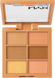 NYX PMU NYX Professional Makeup Conceal, Correct, Contour Palette - Light 3CP01 - Concealer palet - 9 gr - Afbeelding 2