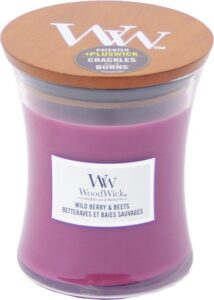 Woodwick Wild Berry & Beets Medium Candle - Geurkaars