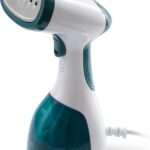 Tomado TSH1201W - Kledingstomer - Handstomer - Ontkreuker - Stoomreiniger - Incl. 2 opzetborstels - Wit/turquoise